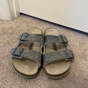 Wool Birkenstock Arizona Sandals